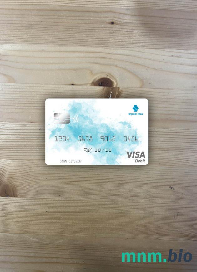 Grenada Republic bank Grenada visa obciążyć card wygląd fotograficzny skan PSD + zdjęcie